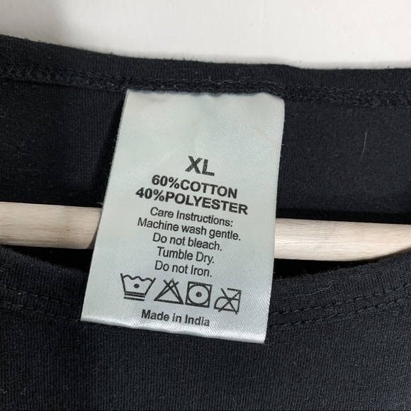 ‘OVER IT’ RAINBOW PATCH GRAPHIC TEE - Picture 5 of 5